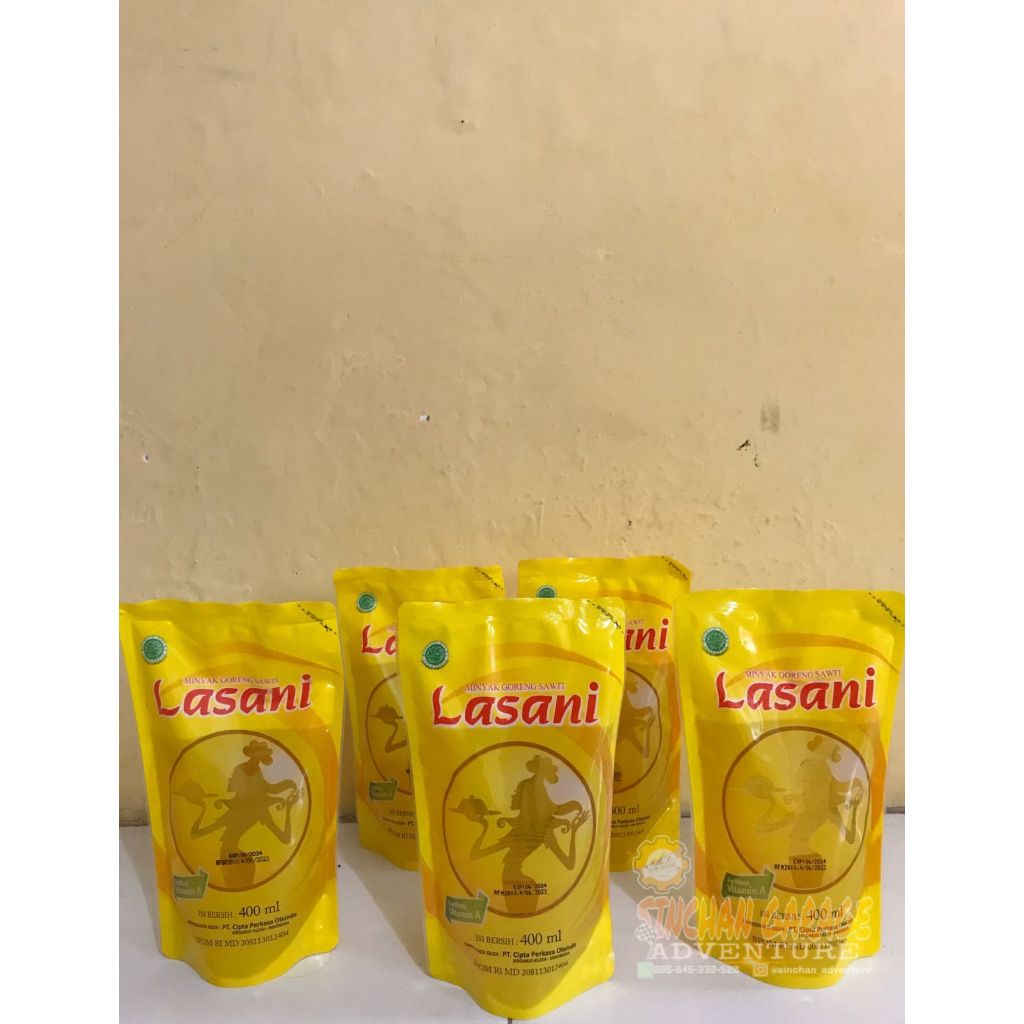 

minyak goreng 400ml kemasan reffil lasani