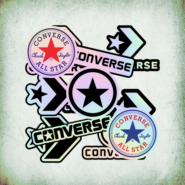 

STICKER HOLOGRAM LOGO BRAND CONVERSE