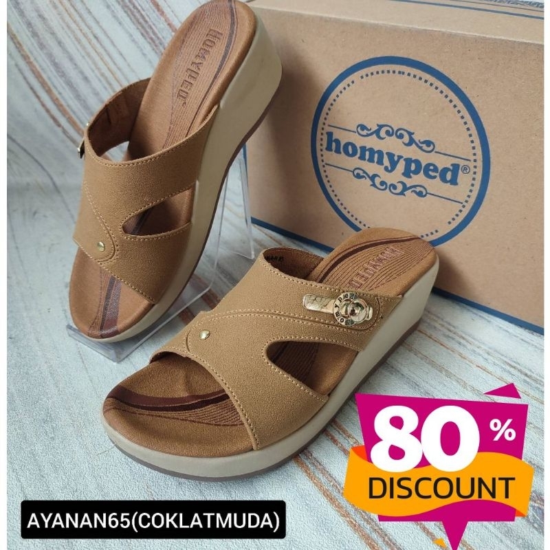 Sandal wanita homyped wedges/sadal cewe wedges homyped ayana