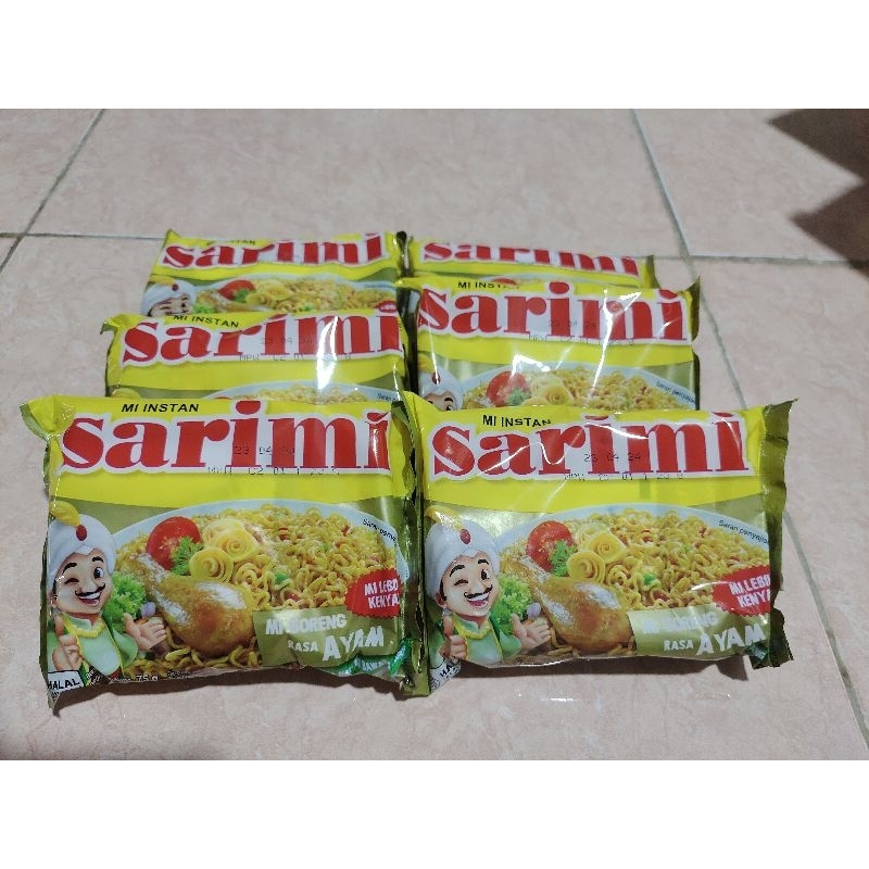 

Mie instan Sarimi goreng rasa Ayam#6Bks