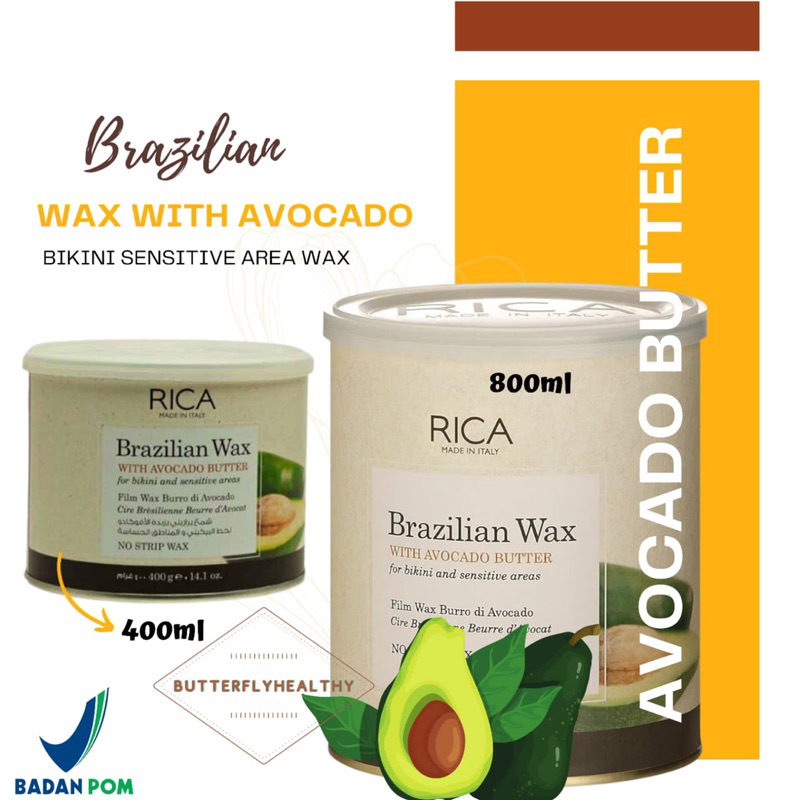 Rica Brazilian wax Avocado Butter