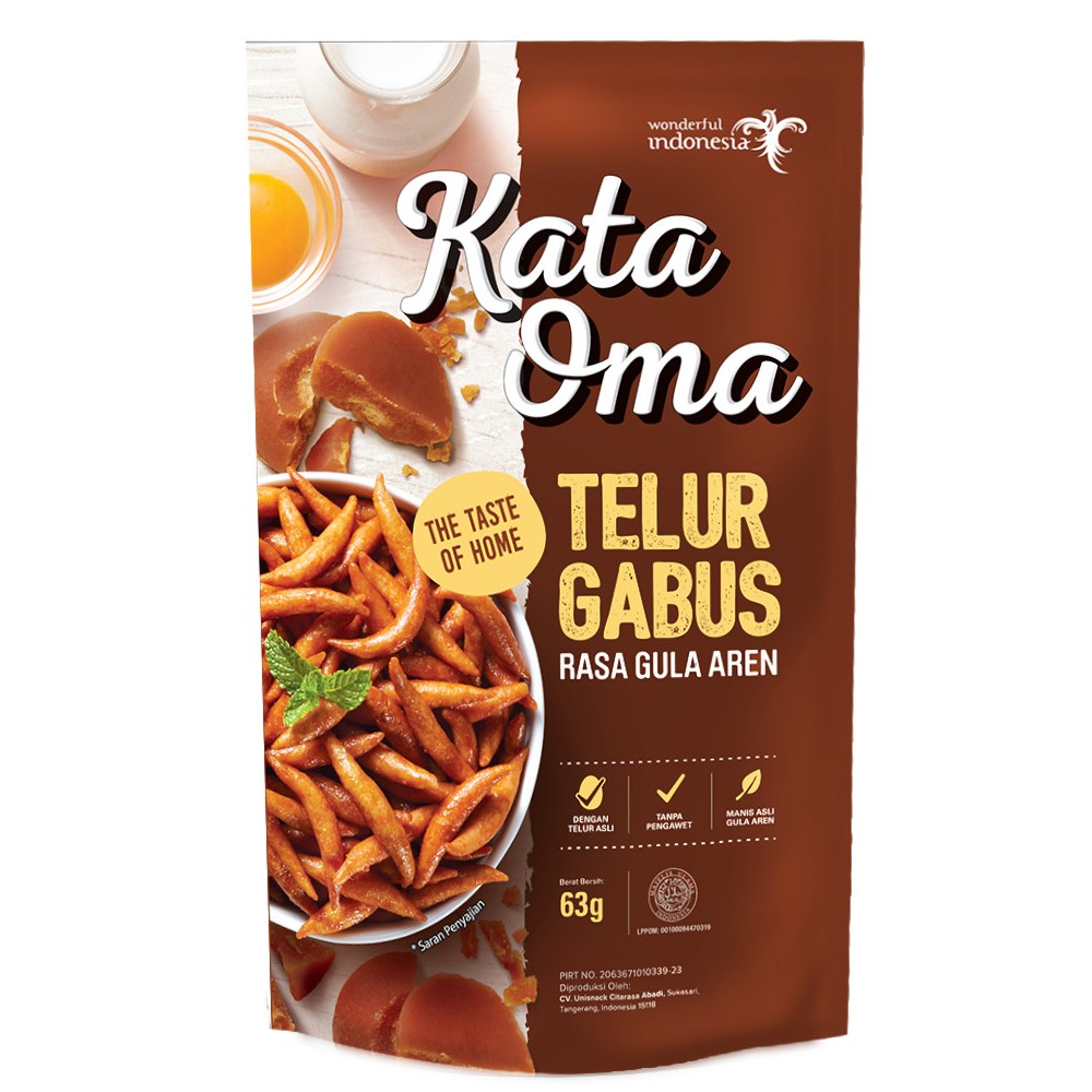 

Kata Oma Telur Gabus Rasa 63 gr