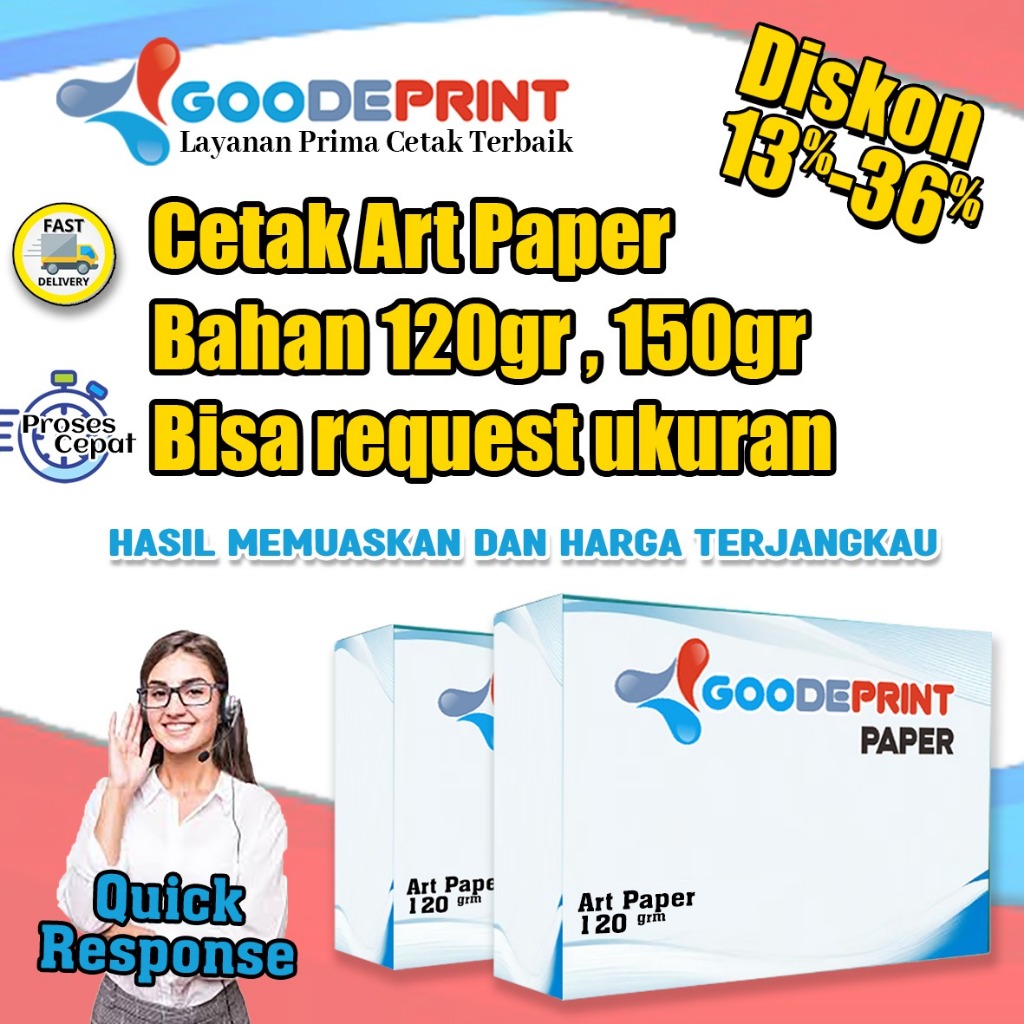 

CETAK ART PAPER | HARGA TERJANGKAU & HASIL MEMUASKAN