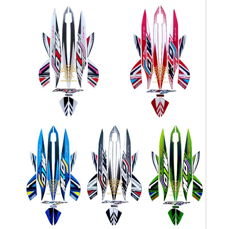 Stiker Striping Lis Les Polet Motor Yamaha Mio J 2012 Standar