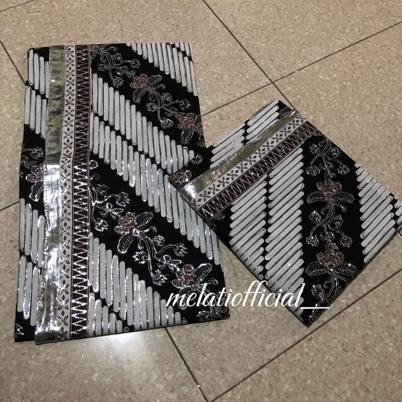 kain pengantin lereng bunga / kain sunda / kain prada lembaran