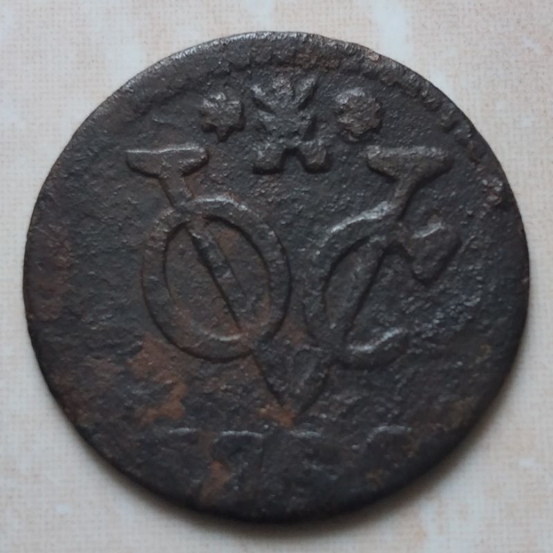 Koin Kuno 1 Doit VOC 1750 Zeeland - YN772