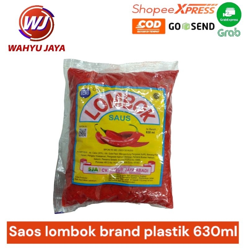 

Saos lombok plastik 650 ml