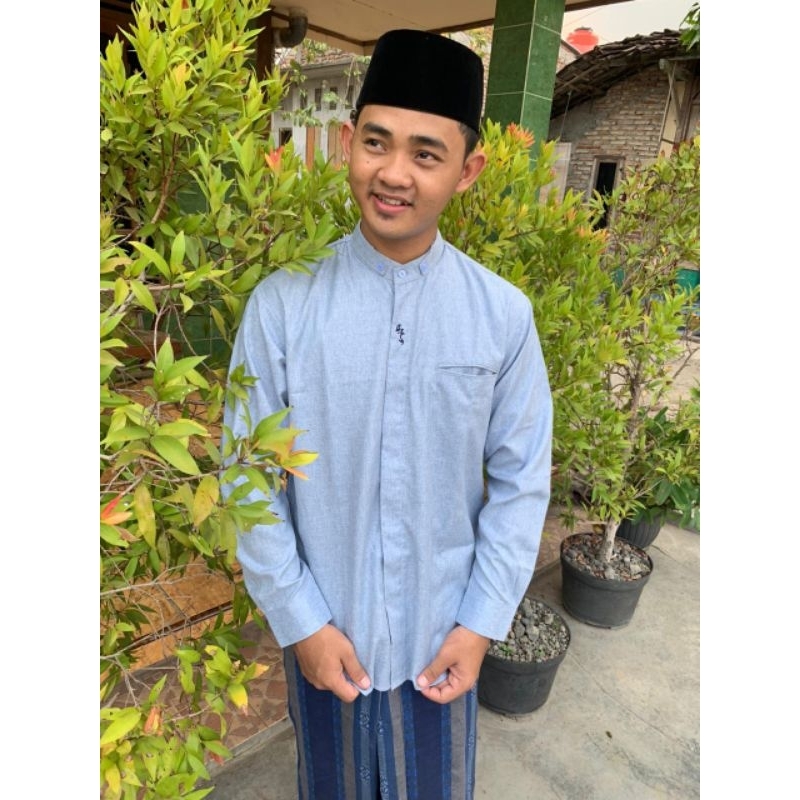 Kemeja koko Biru Langit by Hamzah.id