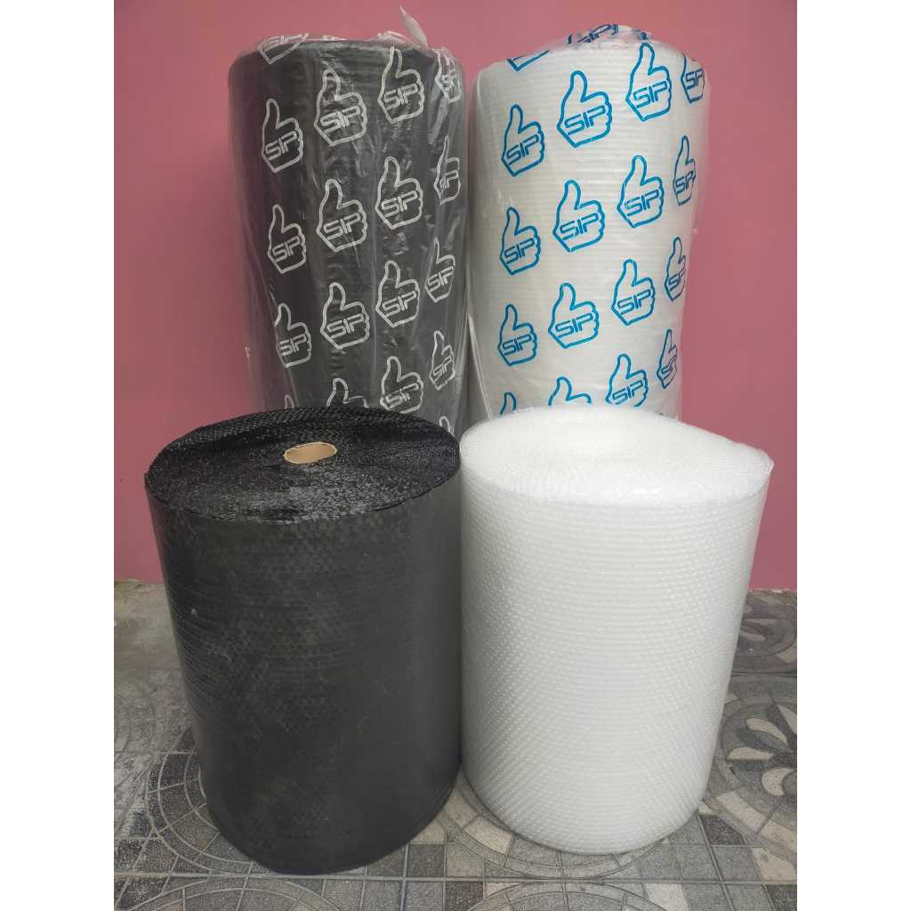 

Buble Wrap Roll Hitam Bening Putih SIP 3kg 125cm x 50m