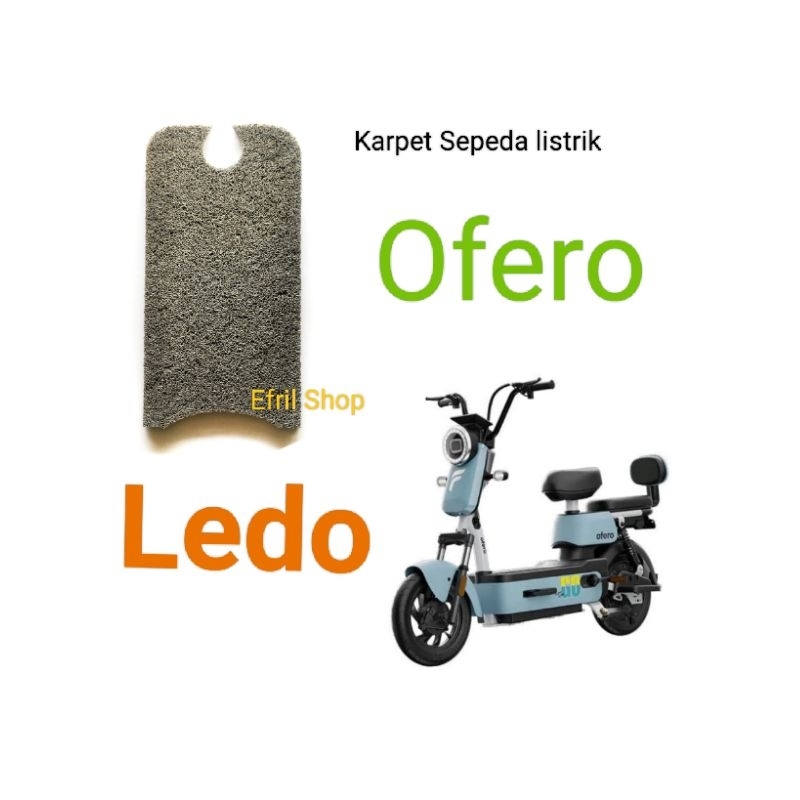 Karpet sepeda motor listrik Ofero Ledo