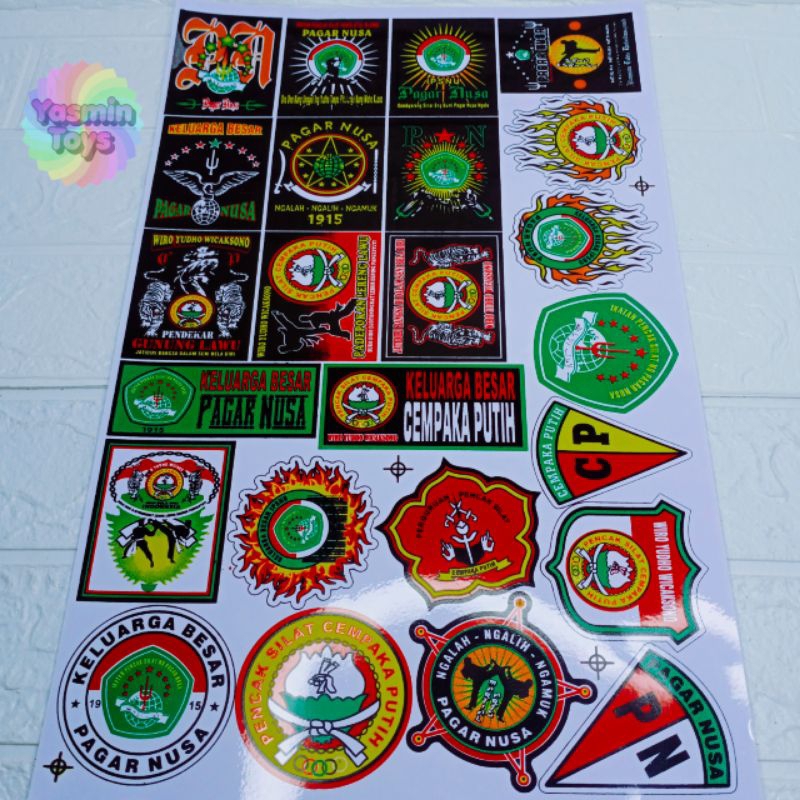 

STIKER PSHT /PAGARNUSA PERLEMBAR ISI 24PCS