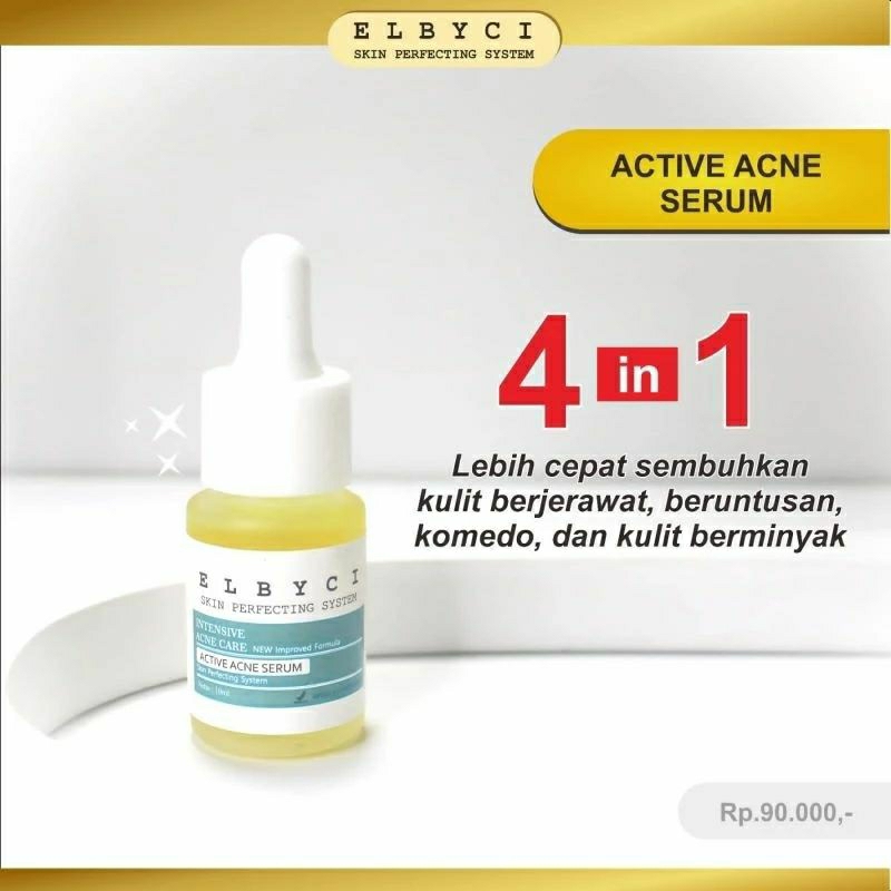 ELBYCI SERUM ACNE // ELBYCI BPOM// SERUM WAJAH BERJERAWAT