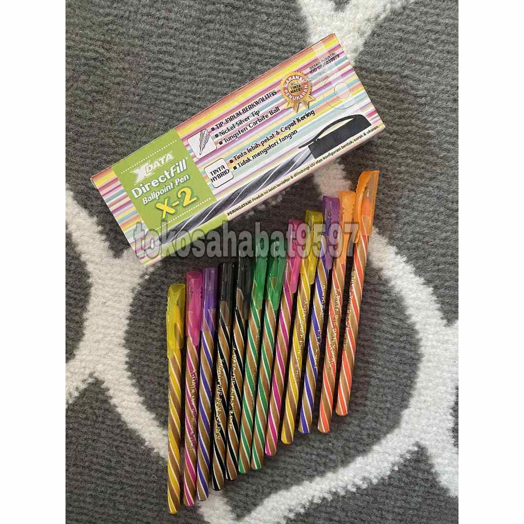 

Bolpen/Ballpoint/Pulpen/Ballpen X-Data X-2 Hitam Murah