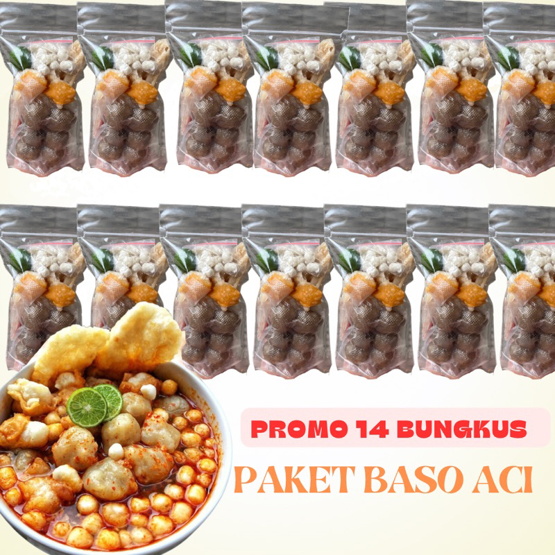 

PAKET 14 BUNGKUS BASO ACI
