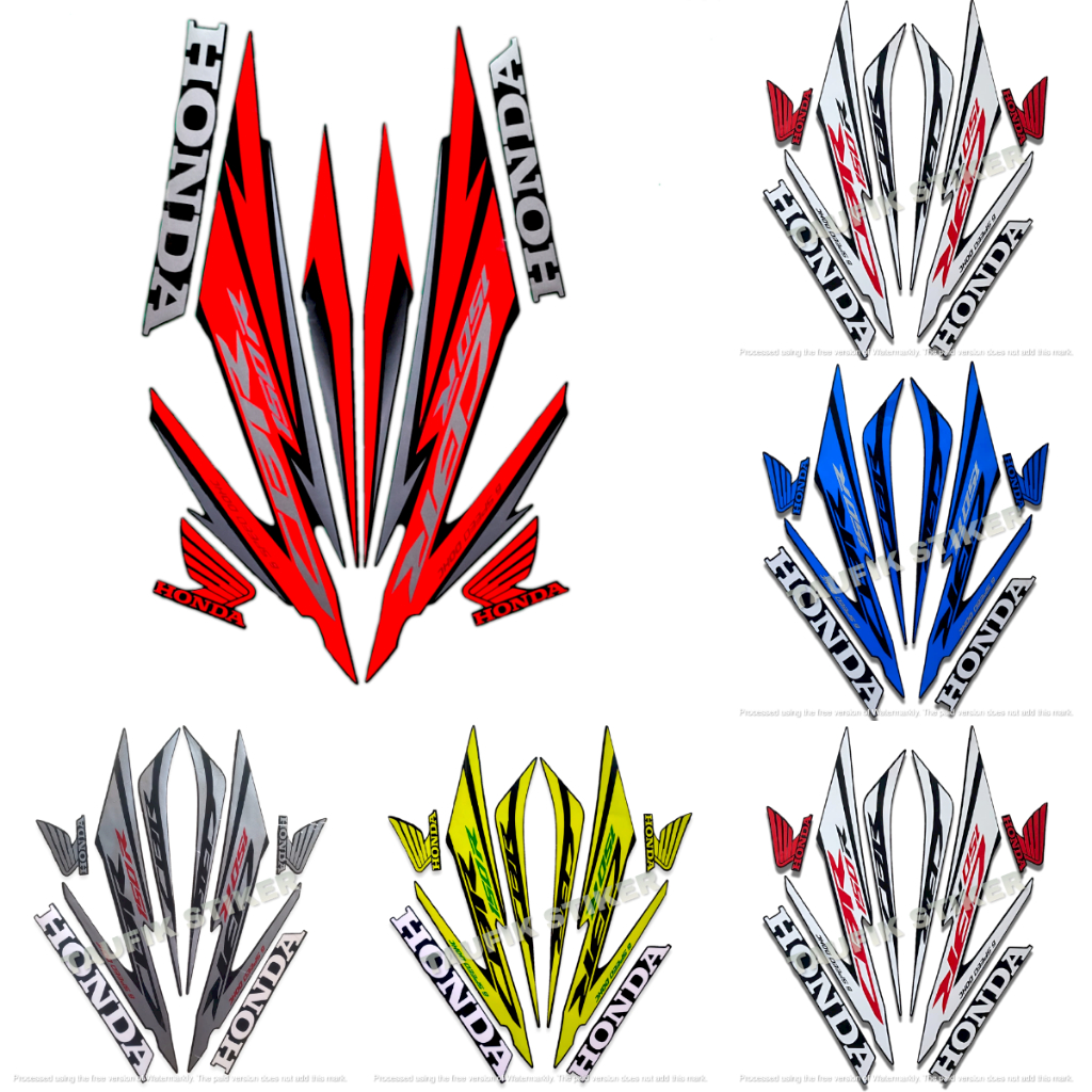 STRIPING LIS BODY MOTOR CBR 150R 2017/2018 SEPASANG STANDAR FULL SET