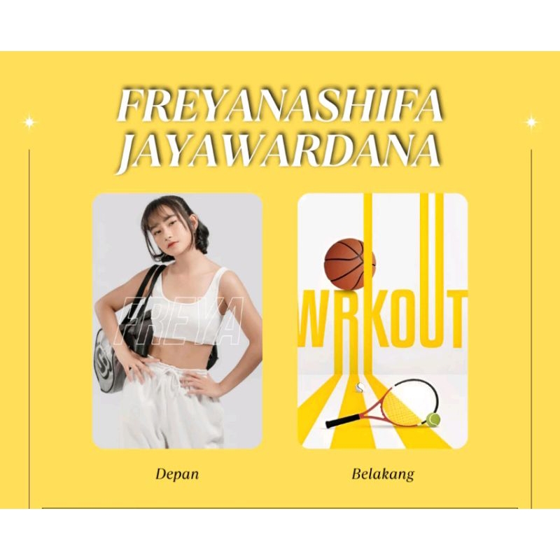 PHOTOCARD FREYA JKT48 WORKOUT