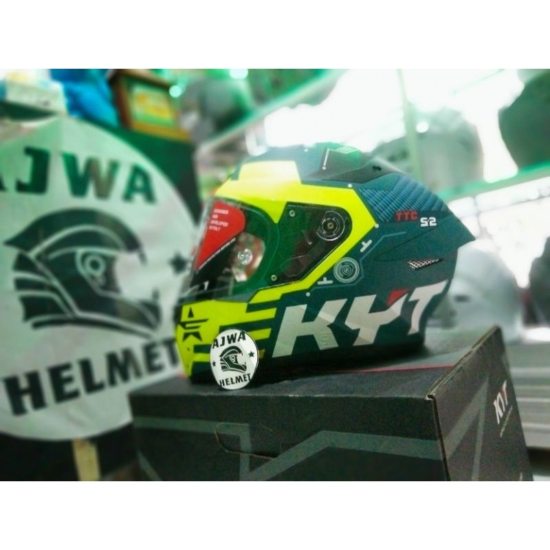 KYT TT COURSE FUSELAGE MATT YELLOW ORIGINAL KYT