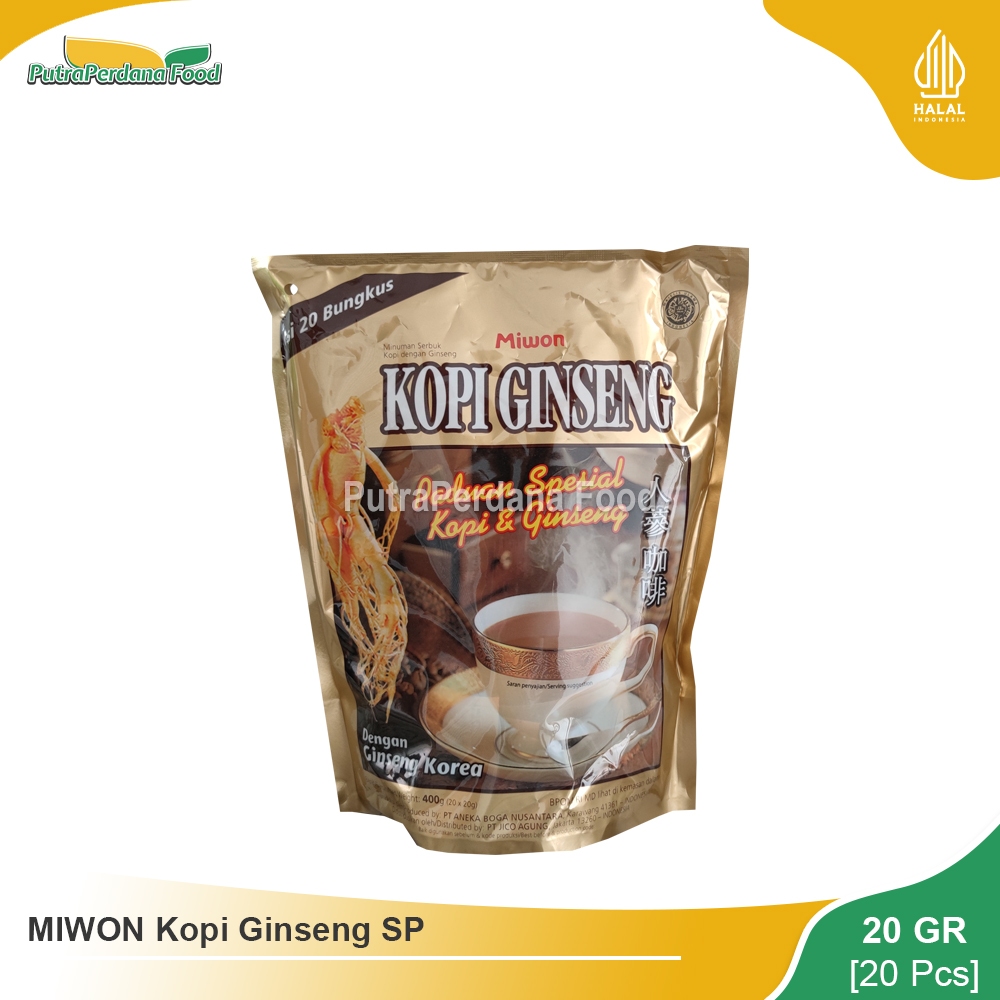 

KOPI Ginseng Miwon (20 Sachet)