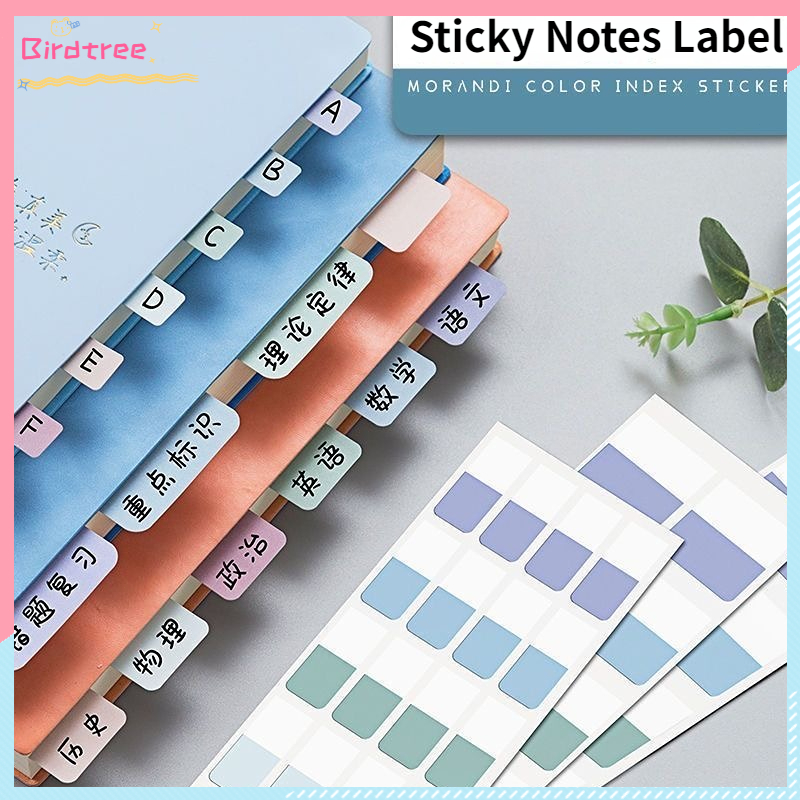 

[Readystock❤️COD]Sticky Notes Label Korea Index Tab Catatan kertas tanda halaman 60-120-240 Lembar gaya Pembatas Halaman Kertas Plastik Lucu Color