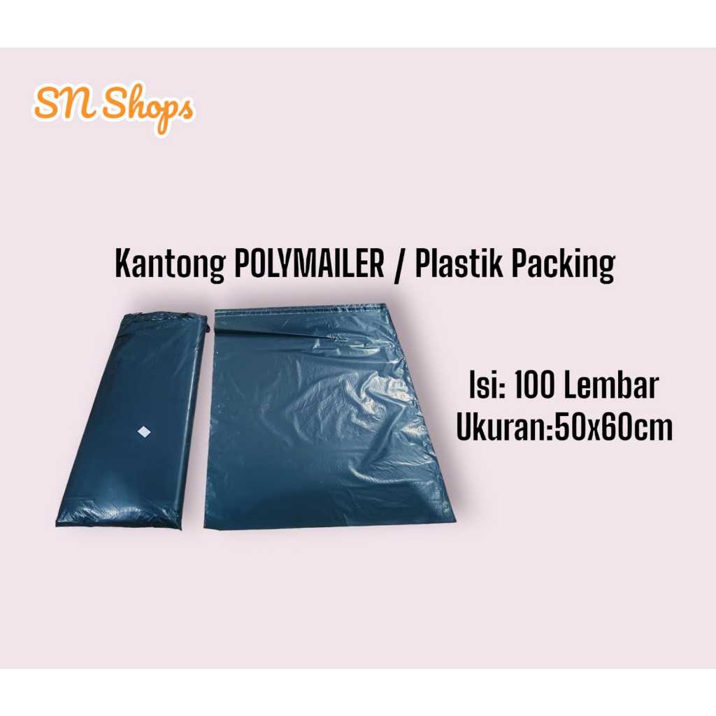 Plastik Packing/kantong Polymailer Uk 50x60