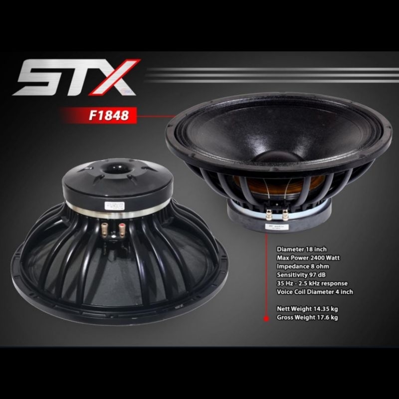speaker 18inch STX F1848