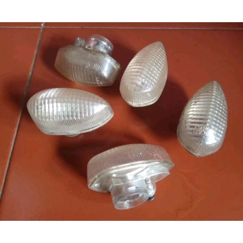 mika lampu sein riting Yamaha RX king new lampu bulat Vixion old Scorpio z original