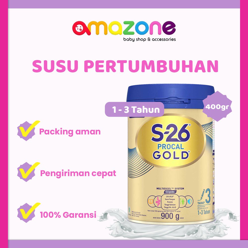 S-26 Procal Gold 1- 3 Tahun 900 Gram Susu Batita Pertumbuhan Anak