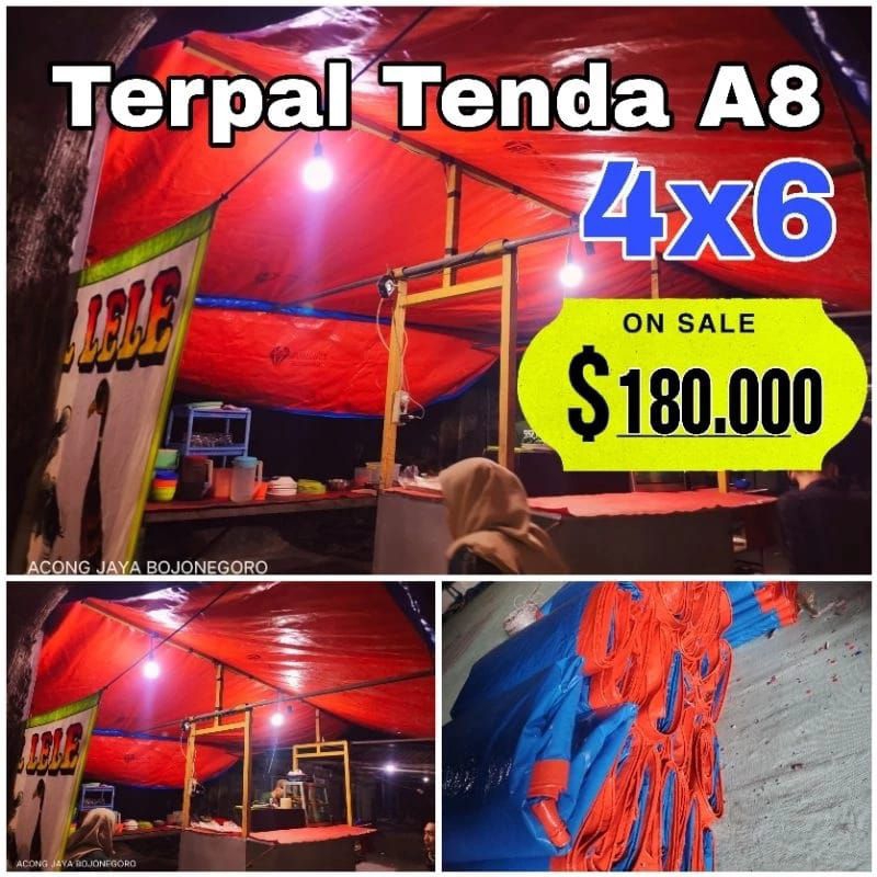 Terpal Tenda A8 korea 4x6