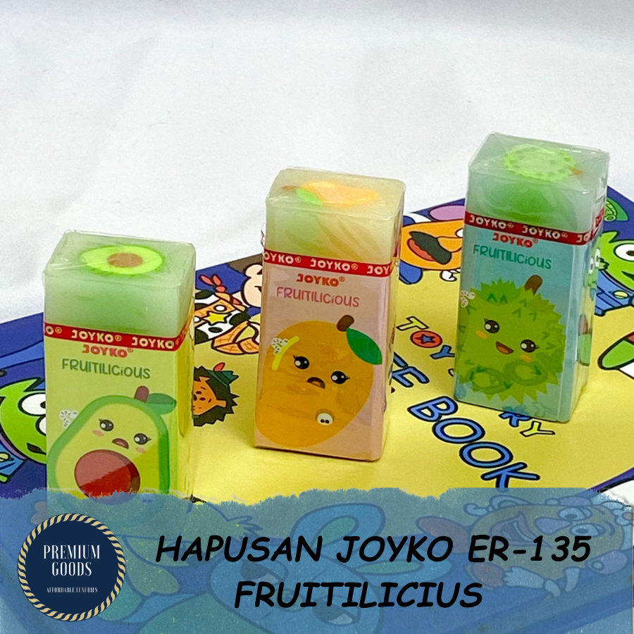

PREMIUM !! HAPUSAN / SETIP / PENGHAPUSAN JOYKO ER-135 FRUITILICIUS MOTIF ALPUKAT MANGGA DURIAN LUCU UNIK 100% ORIGINAL PERLENGKAPAN ALAT TULIS SEKOLAH KANTOR TERBARU BISA COD YA!