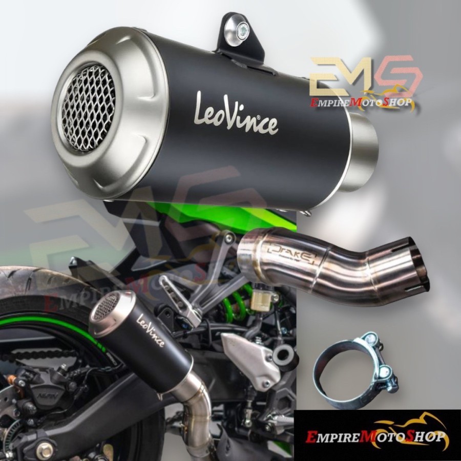 Knalpot Leovince ZX25R ZX 25 R ZX 25R LV10 LV 10 Black SS Slip On