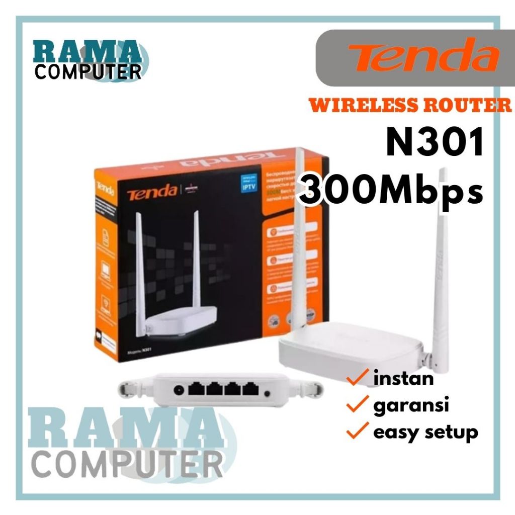 ROUTER TENDA N301 EASY SETUP