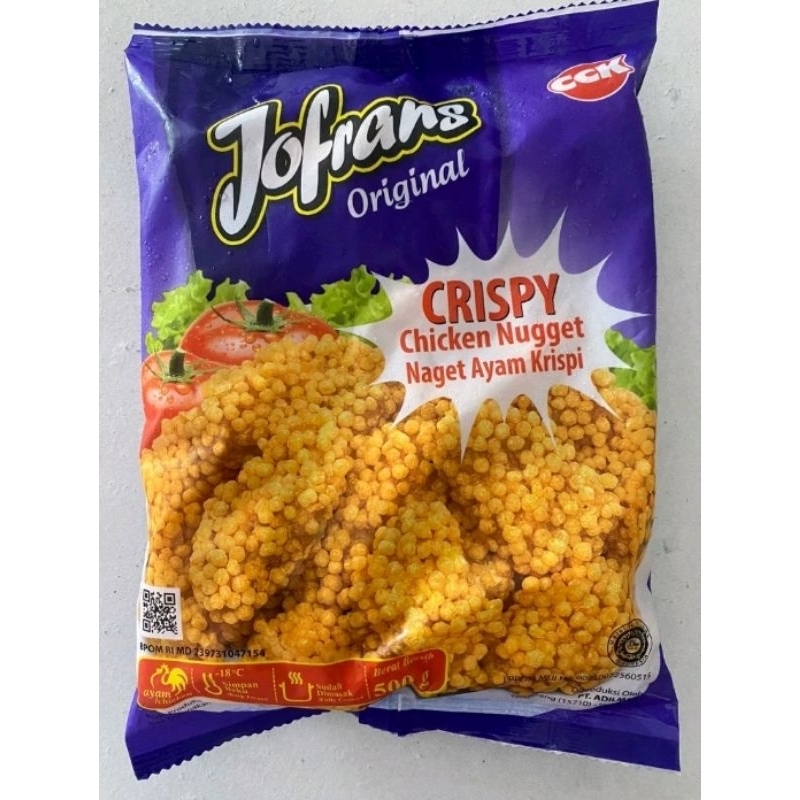 

jofrans chicken nuget crispy 500gr