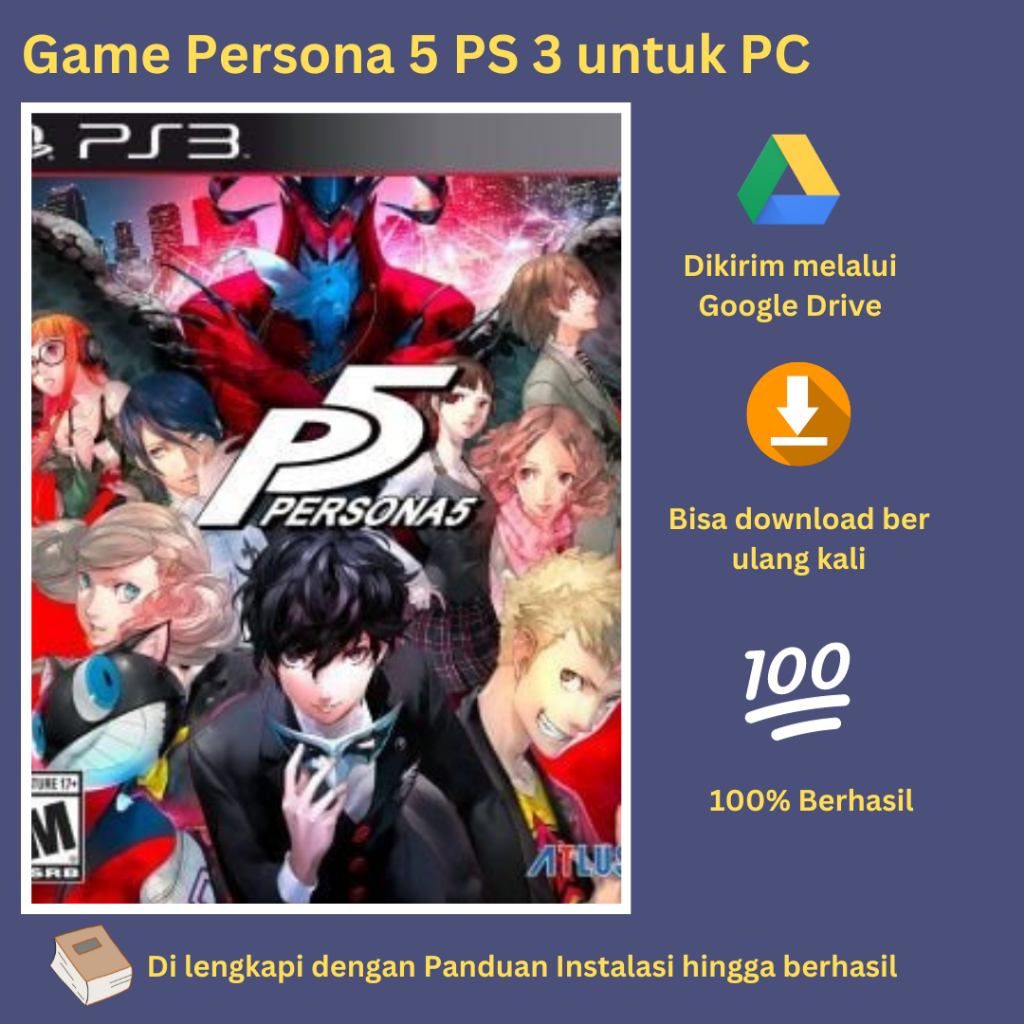 Game Persona 5 PS3 untuk PC + Emulator RPCS3 Tutorial Instalasi