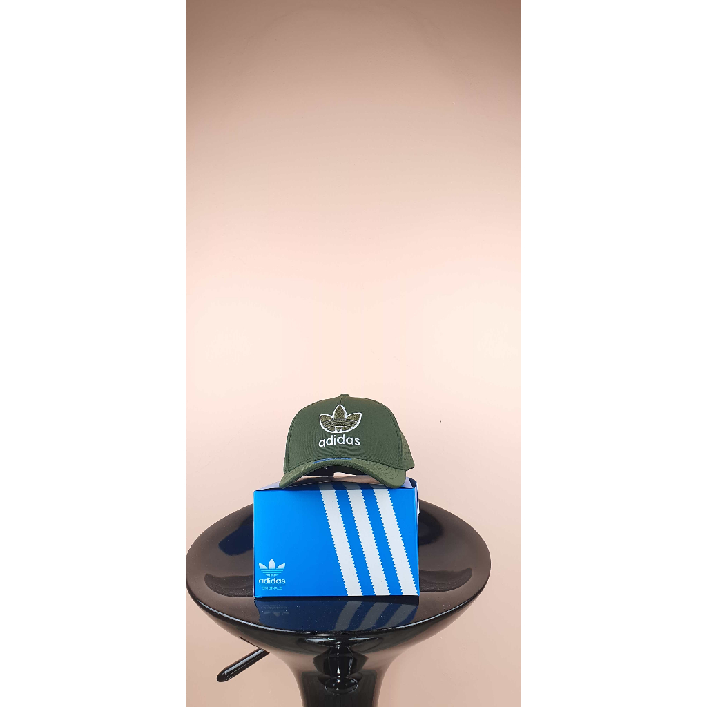 adidas hijau jaring laser logo hijau Topi Pria Baseball Snapback Polos Wanita Unisex Premium