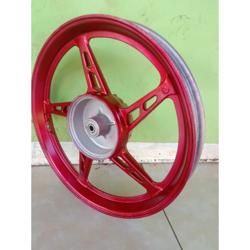 Velg Pelk Pelek Racing Belakang Motor Yamaha Jupiter Z Burhan / Jupiter MX Warna Merah