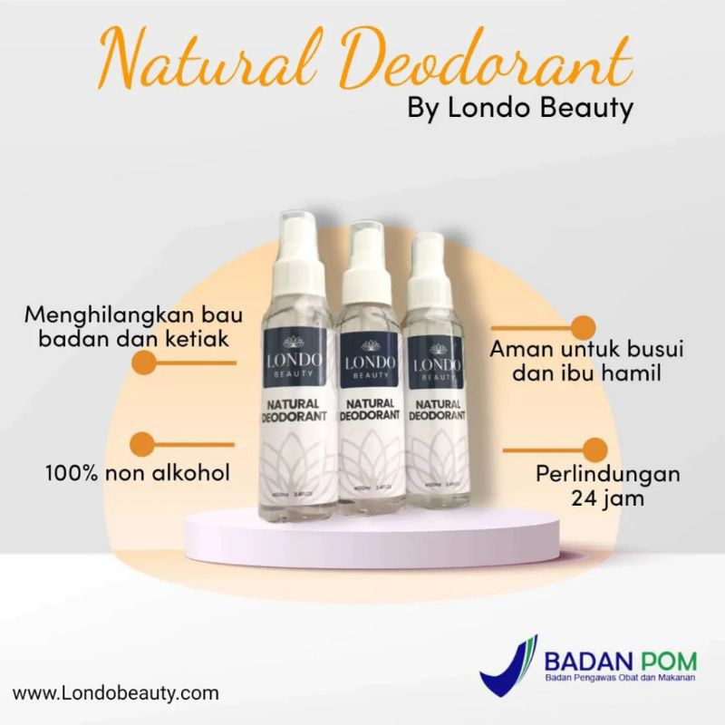 Londo Beauty Deodorant Spray BPOM Natural Deodorant