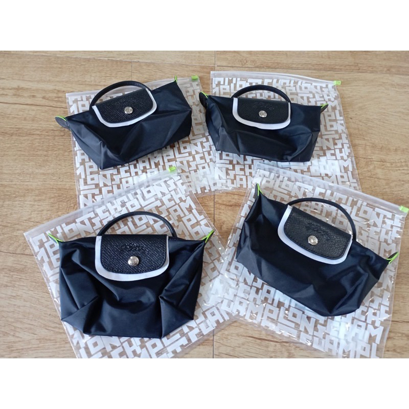 LC Pouch black le pliage green