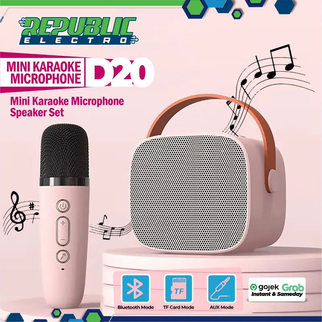 MINI KARAOKE MICROPHONE SPEAKER K1 SET BLUETOOTH