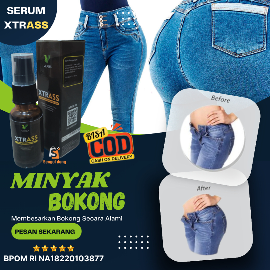 Ready Stok Pembesare Pantat Bokong Pembesar Payudara Xtrass Oil Best