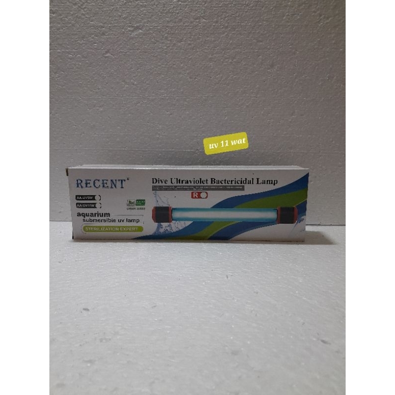 lampu celup aquarium uv RECENT UV 11 WAT