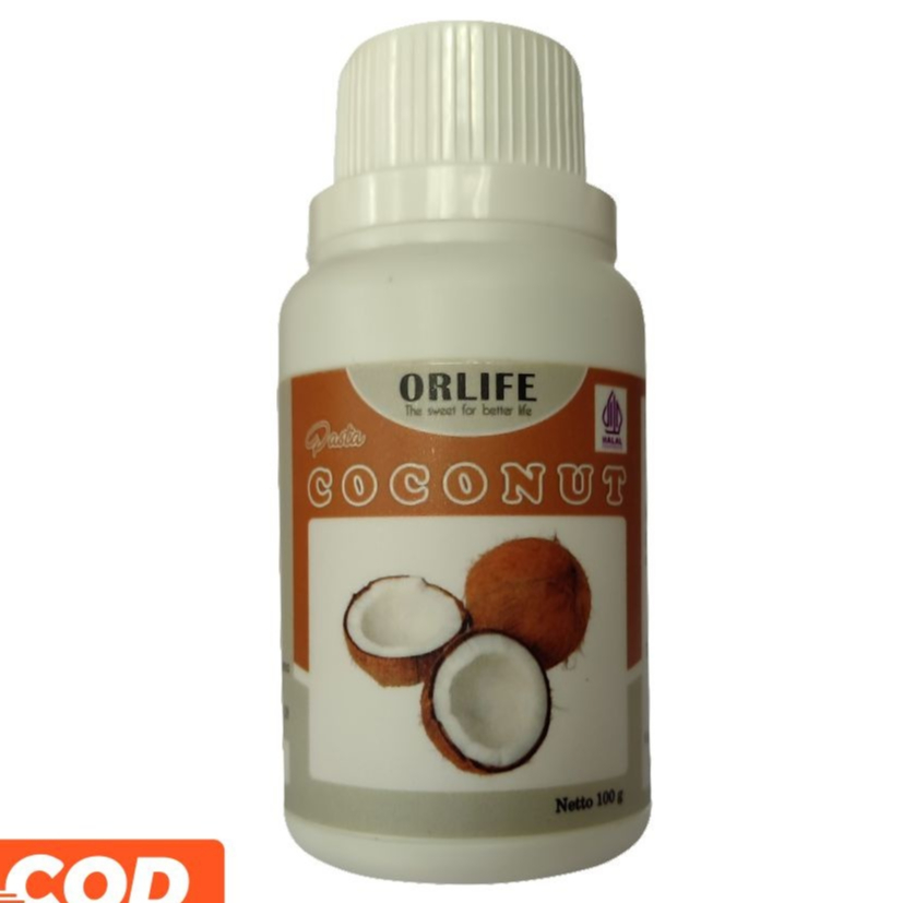 Pasta Perisa es KELAPA /Pasta Rasa Kelapa Atau Coconut 100 Gram Orlife