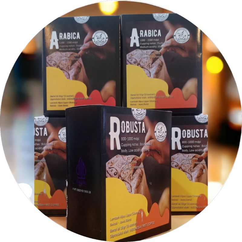

Robusta sachet 1box isi 8