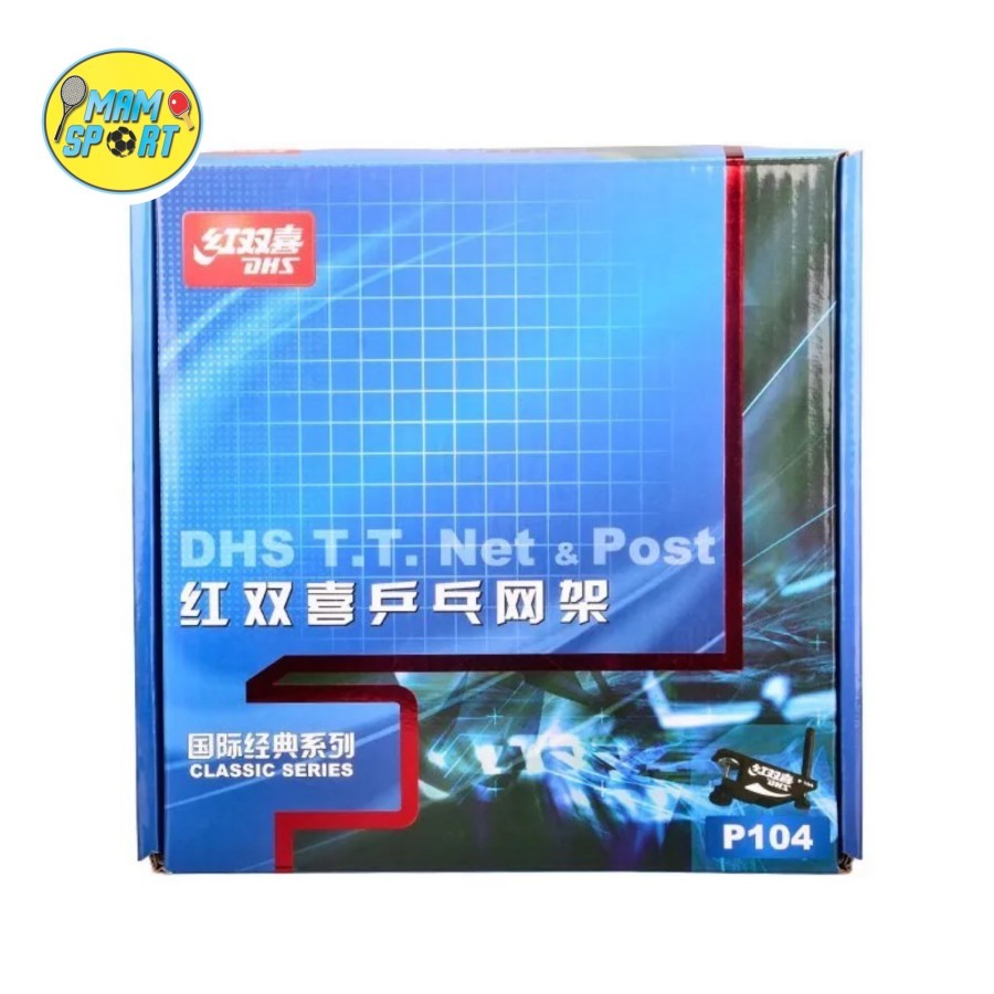 Tiang Net Pingpong Tenis Meja DHS P104 Original