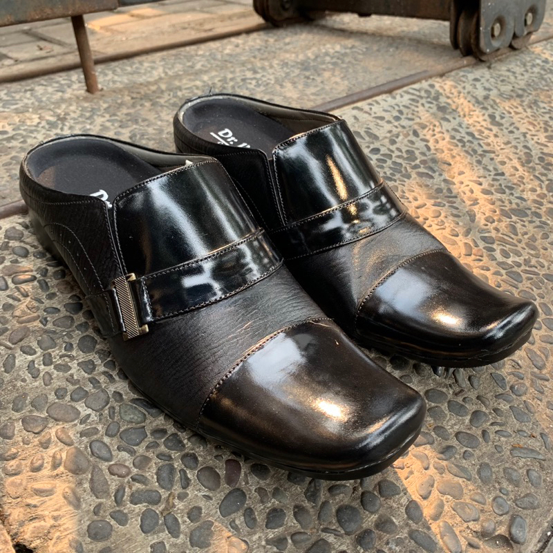 SANIRO || Sepatu Bustong Daltu Pria Kulit Mengkilap