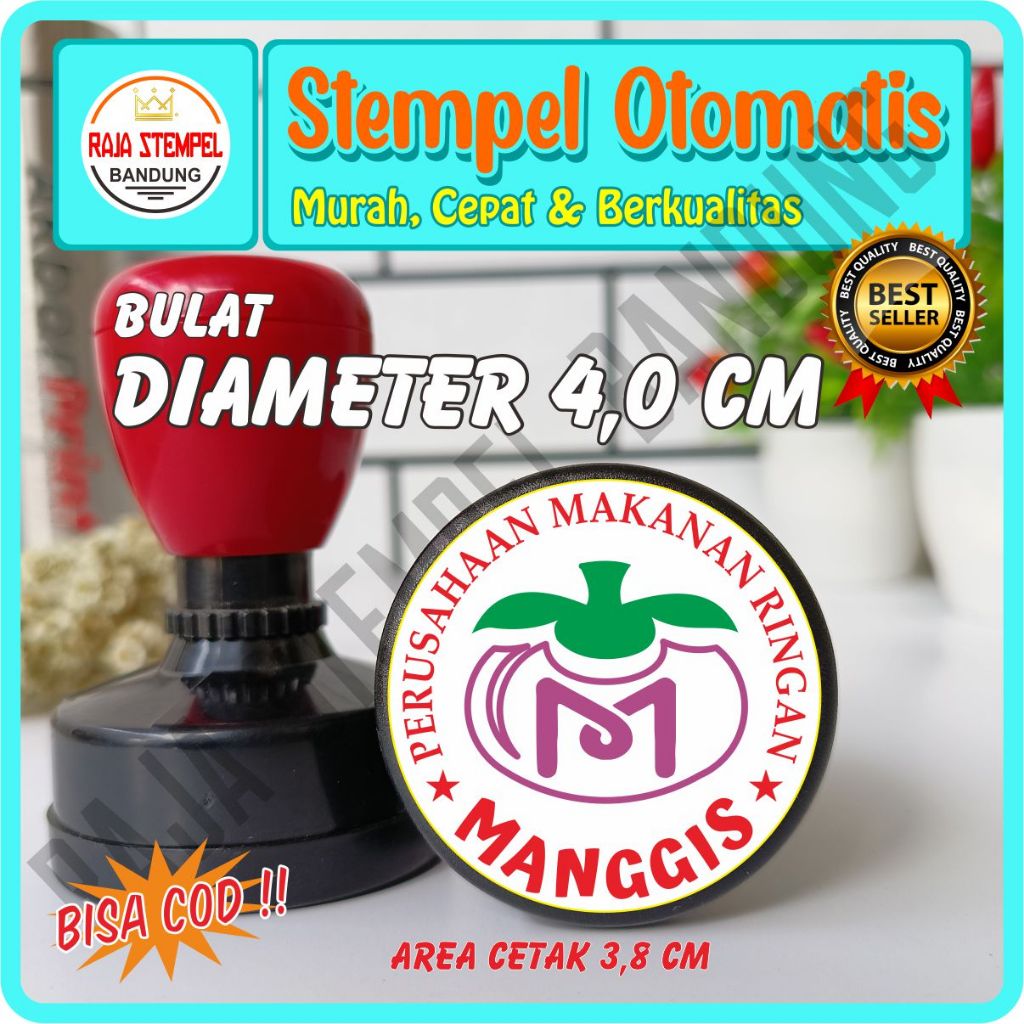 

Stempel Flash Bulat 4,0 CM, stampel online shop, Stempel otomatis, stampel perusahaan, stemple logo, stample instansi, pemerintahan, dinas, kedinasan, stempel usaha