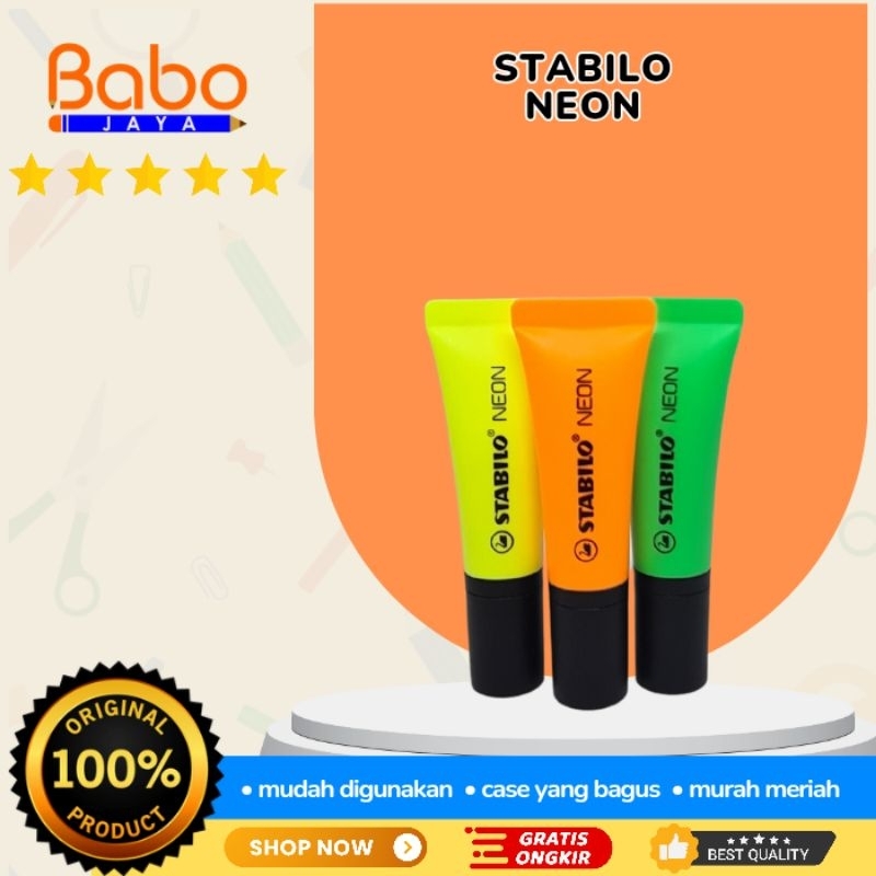 

BABO JAYA Stabilo Neon / Berbahan non Toxic