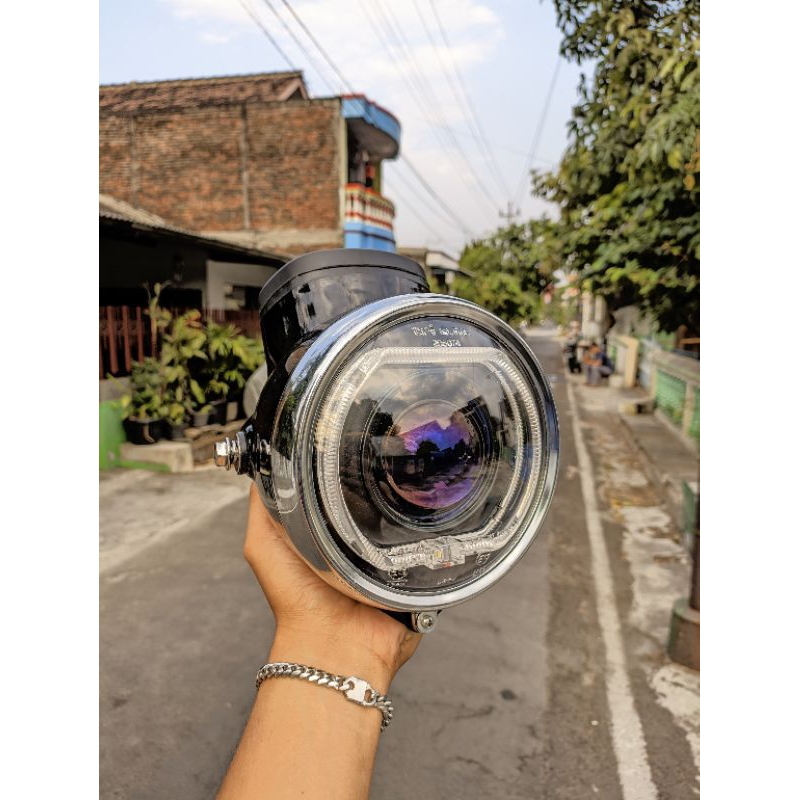 Lampu CD biled Vahid GX10 3inch set spido lampu biled CB lampu CD set biled Vahid 3inch