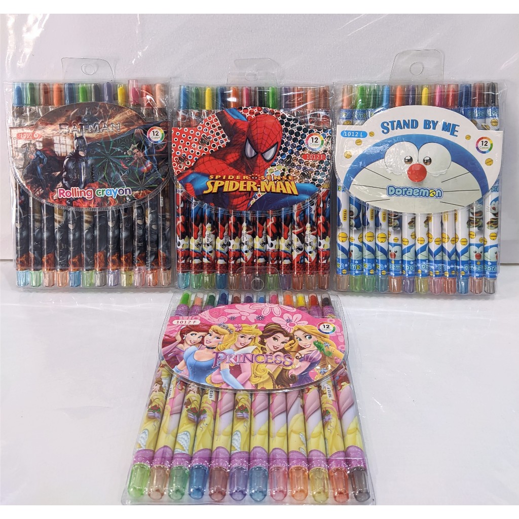

Krayon Putar panjang 12 Warna /Crayon Putar Panjang 12 Warna/Rolling Crayon/Oil Pastel