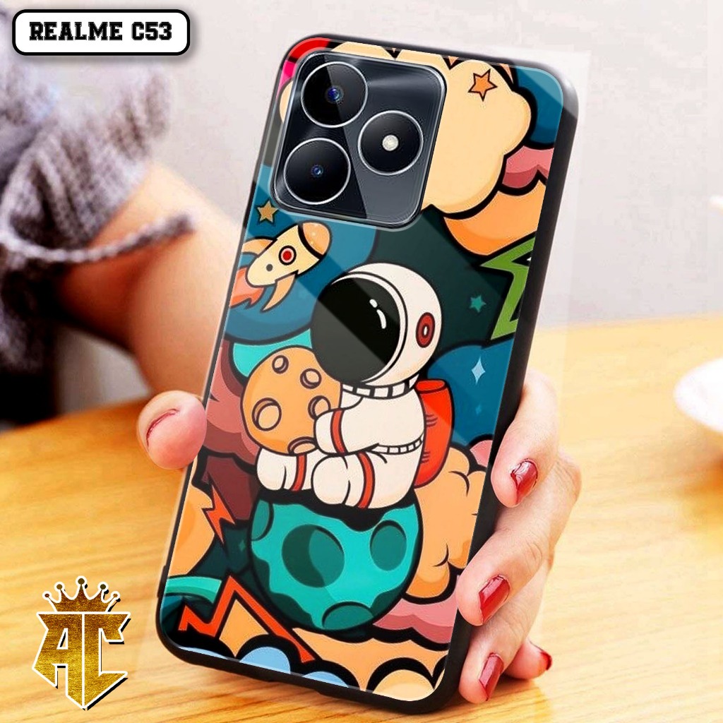 CASE REALME C53 - Casing REALME C53 Terbaru AERO STORE [ MOTIF 07 ] Silikon - Case Hp REALME C53 - C