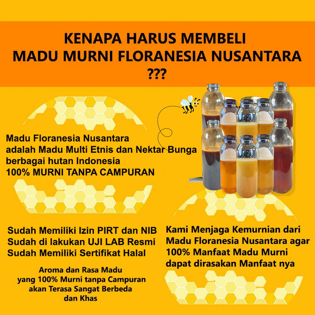

Bny31 MADU MURNI MADU ASLI HUTAN RIAU 500 Gram KUALITAS PREMIUM FULL NEKTAR 100% RAW HONEY MADU